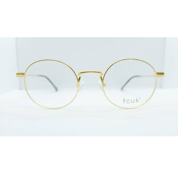 Round Gold Optical Frame by FCUK 