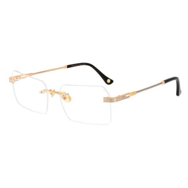 Clary Gray bostonian 24k gold plated glasses for sales